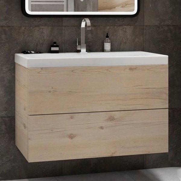 Мебель для ванной Art&Max Verona-Push 90 гаскон пайн светлый
