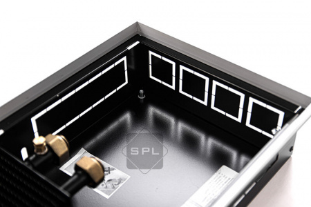 Конвектор внутрипольный SPL INC 240 х 90 х 1100 (решетка роликовая, анодированный алюминий)