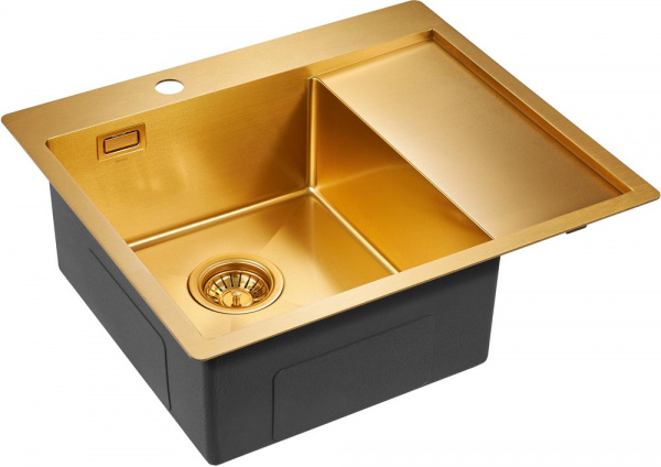 Мойка кухонная Paulmark Alster PM825951-BGL брашированное золото L